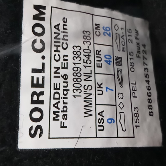 Sorel- Joan of Arctic -Suede Waterproof Boots w/Faux Cuff- Olive Gray - size 9 - Picture 10 of 16